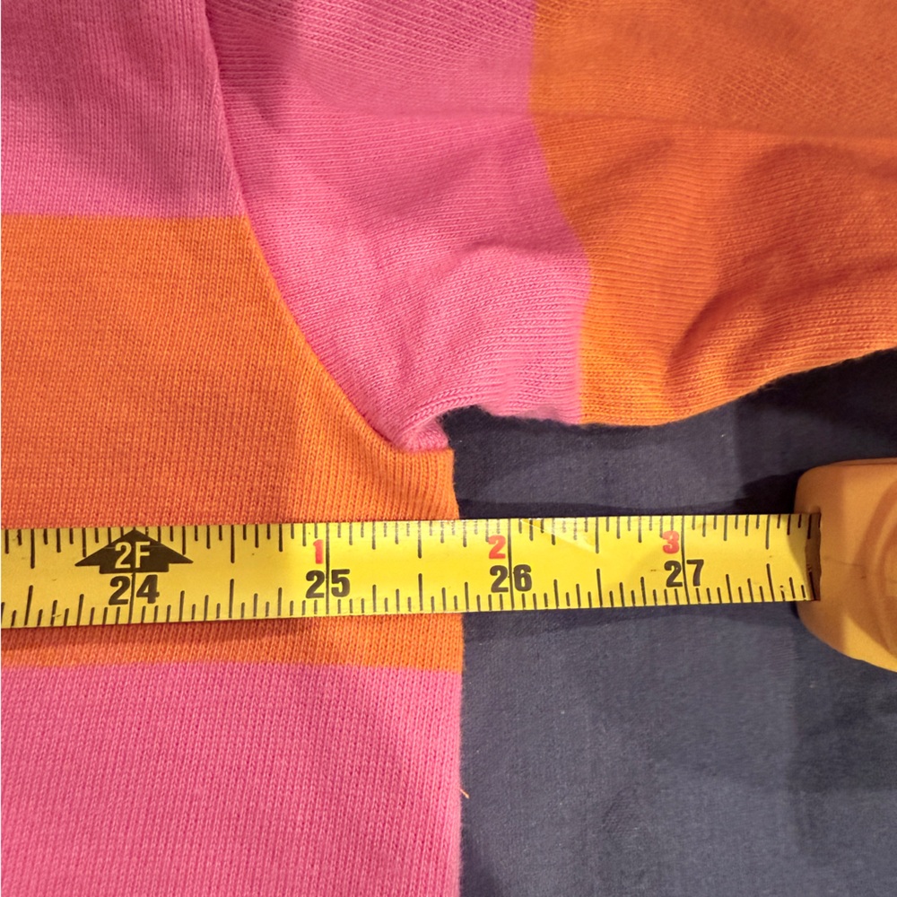 NWT Daily Practice Oversized Striped Pink and Orange Tunic - Picture 14 of 15